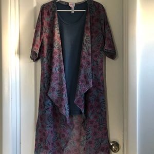 EUC Lularoe Shirley Kimono